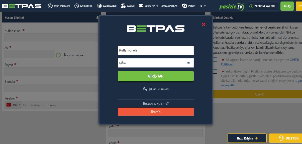 rossibet Dışı Uygulama Kullanımı Betpas Online